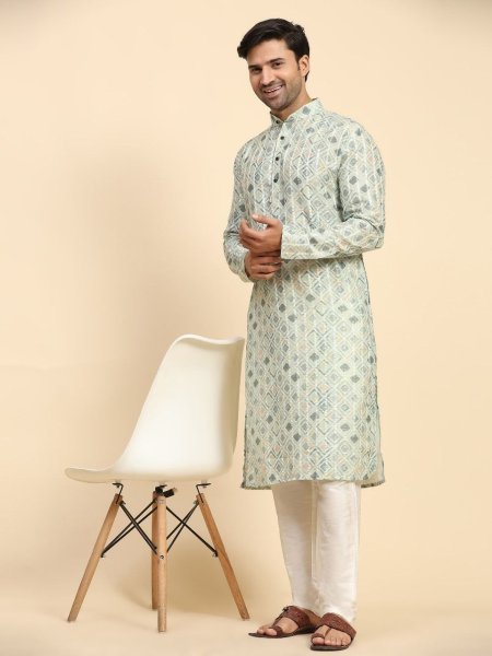 Festive Look With Our Cotton Men's Kurta Collection  Kurta Pajama Wholesale