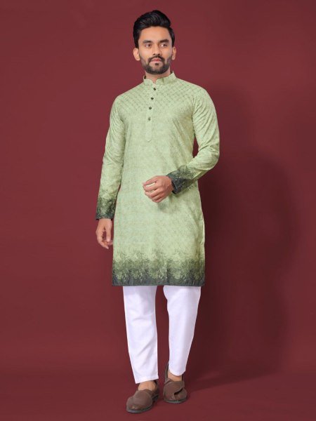 Festive Mode On Elegant Kurta Pajama Set in Soft Cotton for Men Kurta Pajama Wholesale