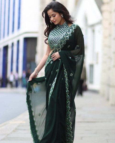 festive ready silk saree with cutwork sequins direct from manufacturer Embroidery Sarees Wholesale