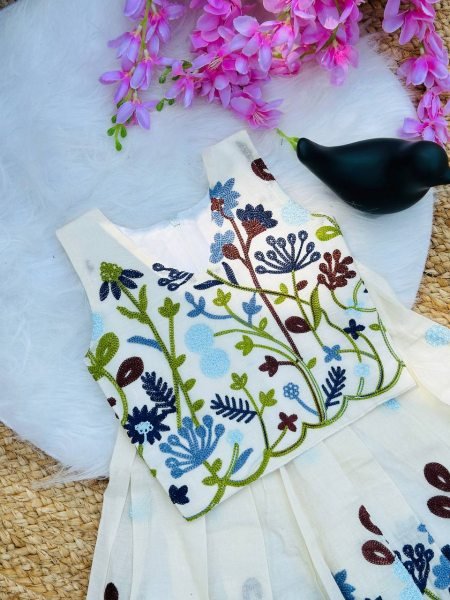 Festive Special Pure Cotton Lehenga Set Beautifully Stitched with Wedding   Festival Wear Girls Wear