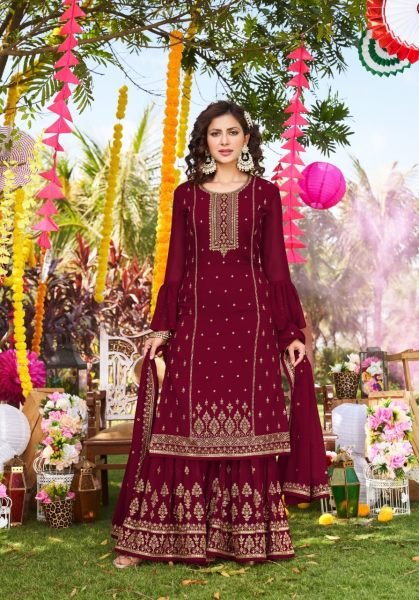 FIONA SAKHI HEAVY DUPATTA SUITS SALE OFFER AMAZING CATALOGUE Designer Plazzo Salwar Suits Wholesale