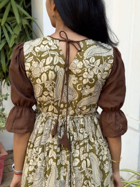 Flawless Soft Cotton Long Dress wiht short sleeves for Women Western Ladies Top Wholesale