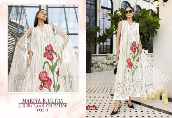 Flawless White Cotton Suit Set with Embroidered Dupatta Pakistani Suits Wholesale
