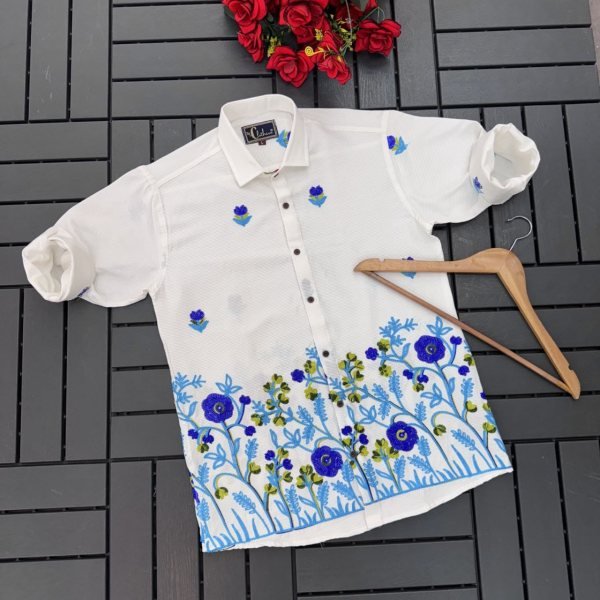 Quirky Traditional floral Print Cotton Shirt For Men at Low Price Mens Shirt