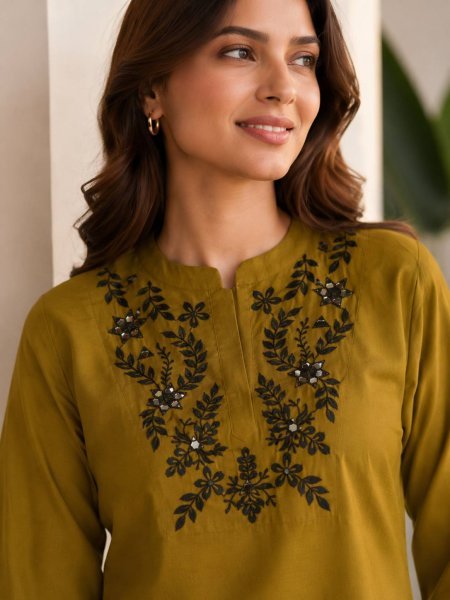 Futuristic Mustard Yellow Festival Special Co Ord Set for Modern Ethnic Fashion CO ORD Sets