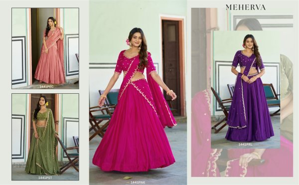 Futuristic Purple Traditional Wedding Lehenga Choli with Sequins and Thread Embroidery Designer Lehenga Choli