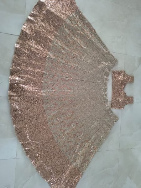 Futuristic Silver Butterfly Soft Net Wedding Lehenga Choli with Heavy Sequins Work Bollywood Lehenga Choli