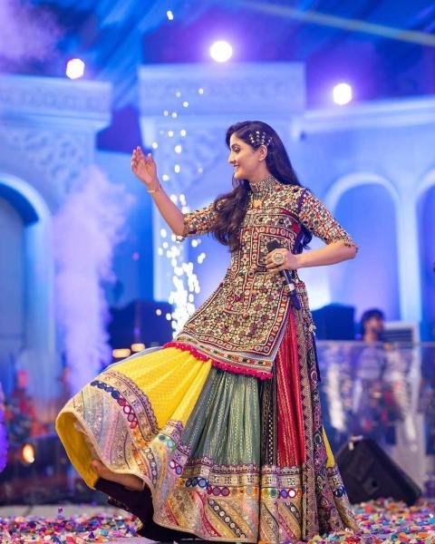 Geeta Rabari Navratri Muslin Cotton Chaniya Chol with Real Mirror Work at Wholesale Rate Navratri Lehnega Choli