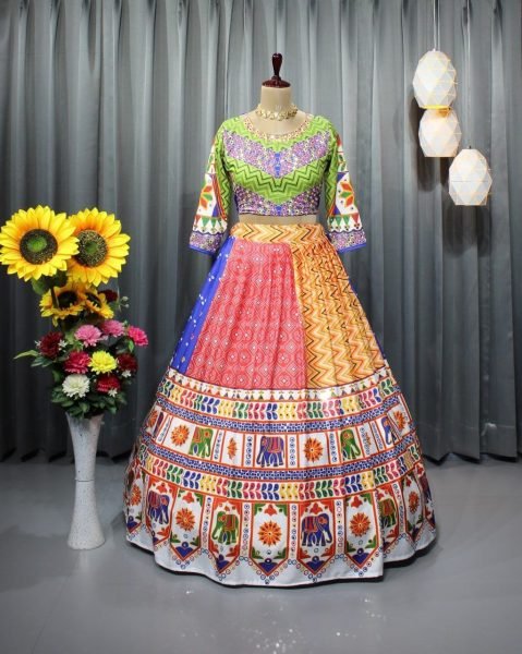 Geeta Rabari Printed Navratri Lehenga Choli Navratri Lehnega Choli