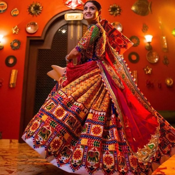 Geeta Rabari Printed Navratri Lehenga Choli Navratri Lehnega Choli
