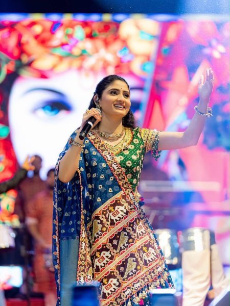 Geeta Rabari Style Muslin Cotton Lehenga Choli With Real Mirror Work For Dadiya Night  Navratri Lehnega Choli