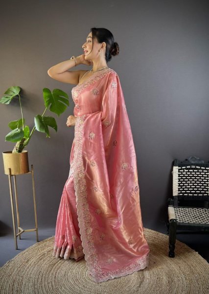 Gold Crush Embroidery Saree Wholesale Manufacturer Rate Embroidery Sarees Wholesale