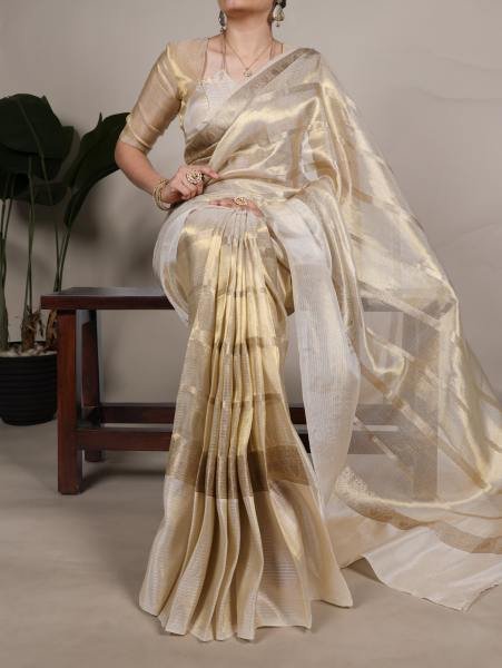 Gold Tissue Zari Saree for Women At Best Wholesale Rate Silk Sarees Wholesale
