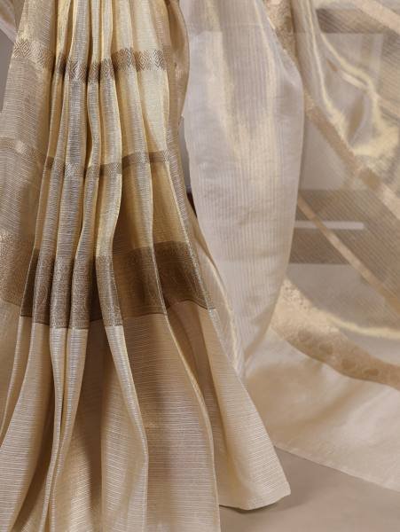 Gold Tissue Zari Saree for Women At Best Wholesale Rate Silk Sarees Wholesale
