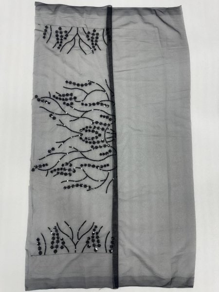 Gorgeous Black Butterfly Net Embroidered Saree with Designer Blouse for Manufacturer  Bollywood Fancy Sarees Wholesale