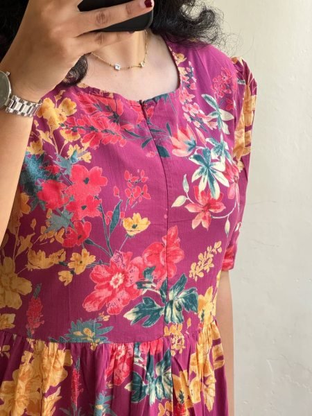 Gorgeous Soft Cotton Printed Dress – Timeless Beauty for Every Occasion Printed Kurtis