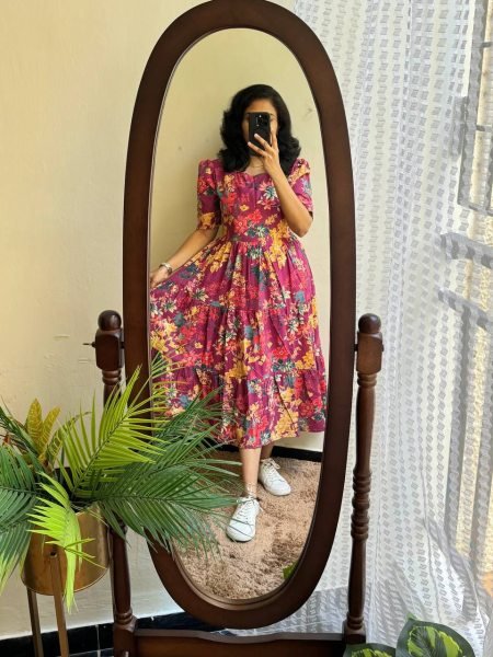 Gorgeous Soft Cotton Printed Dress – Timeless Beauty for Every Occasion Printed Kurtis