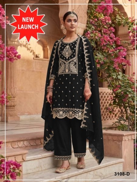 Graceful Black Boutique Style Rangoli Crush Semi Stitched Salwar Suit At Manufacturer  Churidar Salwar Suits Wholesale