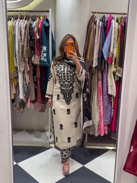 Graceful Black Stylish Embroidered Palazzo Set with Printed Dupatta for Daily   Party Wea Ready To Wear Suit