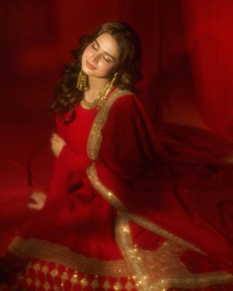 Graceful Vichitra Silk Gown Suit Set for Festive Celebrations Ready To Wear Collection