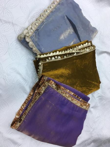 Grey Color Fendi Silk With Fancy Embroidery Lace Broder and Running Blouse Silk Sarees Wholesale