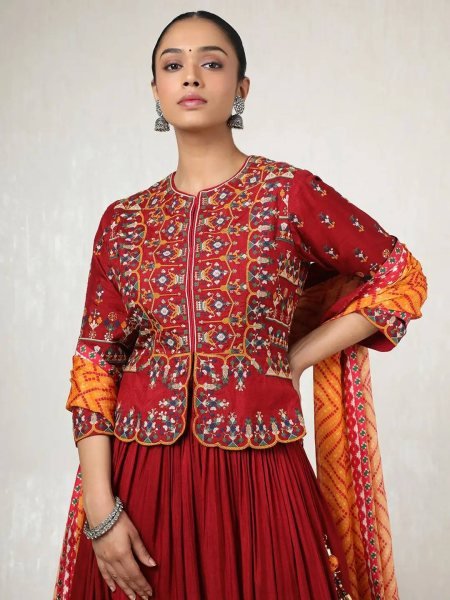 Groundbreaking Multi Muslin Cotton Chaniya Choli with Real Mirror Work and Digital Print Dupatta For Navrati  Navratri Lehnega Choli