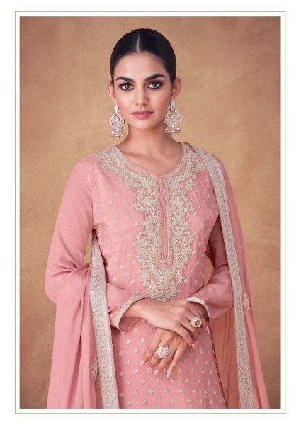 Gulkayra Designer Presenting Flory Real Chinon Plazzo Suit  Designer Plazzo Salwar Suits Wholesale