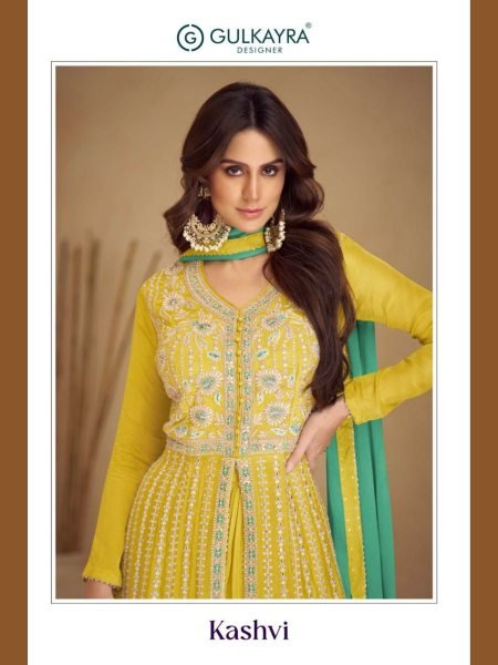 Gulkayra Designer Real Chinon Suits Collection  Designer Plazzo Salwar Suits Wholesale