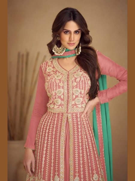 Gulkayra Designer Real Chinon Suits Collection  Designer Plazzo Salwar Suits Wholesale