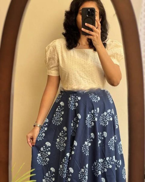  Hakoba Print Cotton Dress     Effortless Elegance   Comfort Printed Kurtis