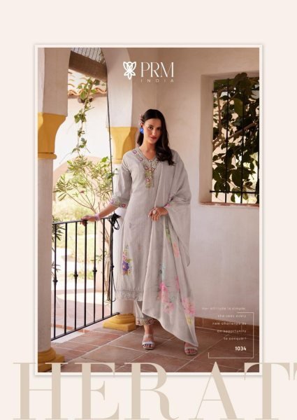 Handcrafted Grey Pure Cotton Suit Set with Fully Stitched Pant and Organza Printed Dupatta Pakistani Suits Wholesale