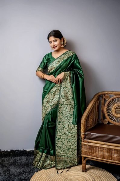 HandLoom Raw Silk Saree With Rich Weaving Pallu   Silk Sarees Wholesale