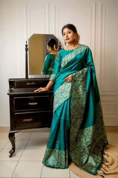 HandLoom Raw Silk Saree With Rich Weaving Pallu   Silk Sarees Wholesale