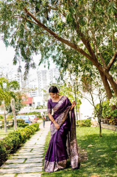 HandLoom Raw Silk Saree With Rich Weaving Pallu   Silk Sarees Wholesale