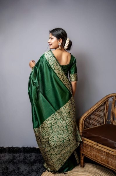 HandLoom Raw Silk Saree With Rich Weaving Pallu   Silk Sarees Wholesale