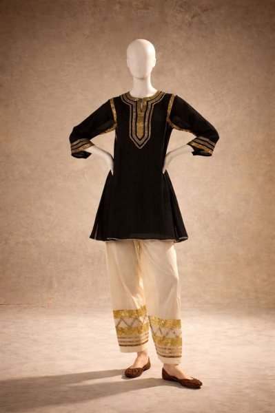 Heavy Chanderi Kurti Co-Ord Set with Lampi Lace Wholesale Collection CO ORD Sets