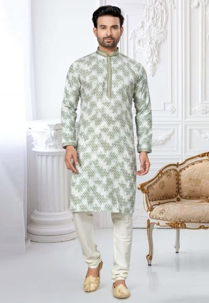 Heavy Cotton Digital Print with Sequance Work Wedding  Kurta Pajama For mens  Kurta Pajama Wholesale
