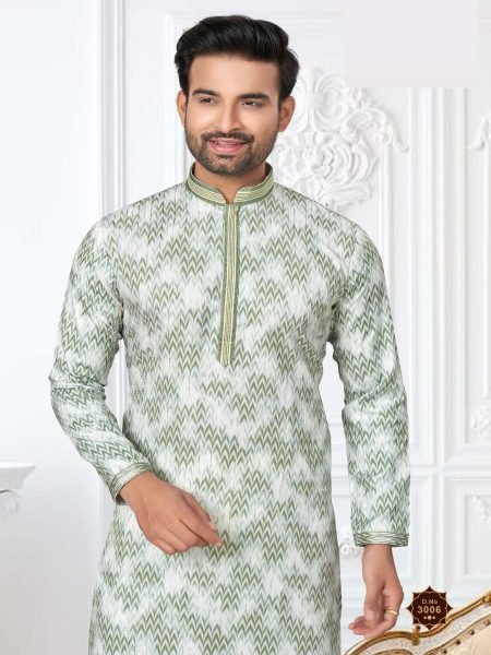 Heavy Cotton Digital Print with Sequance Work Wedding  Kurta Pajama For mens  Kurta Pajama Wholesale