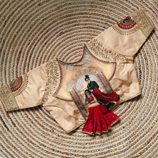 Heavy Embroidery Work  Bridal Blouse Blouse Collection