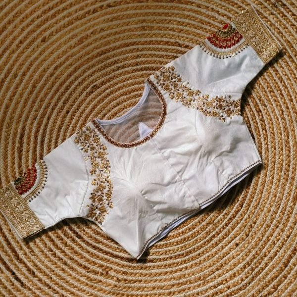 Heavy Embroidery Work  Bridal Blouse Blouse Collection