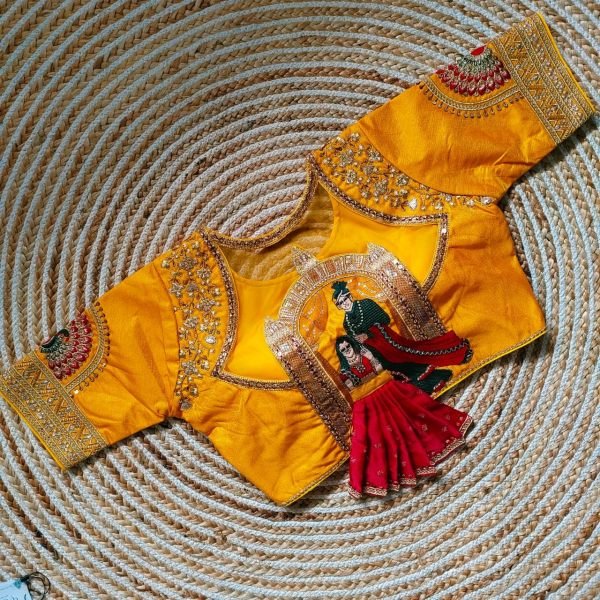 Heavy Embroidery Work  Bridal Blouse Blouse Collection