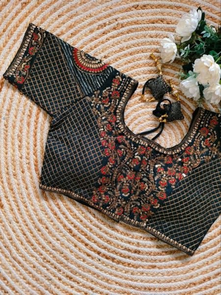 Heavy Embroidery Work Bridal Design Blouse  Blouse Collection