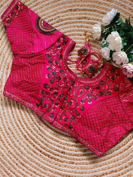 Heavy Embroidery Work Bridal Design Blouse  Blouse Collection