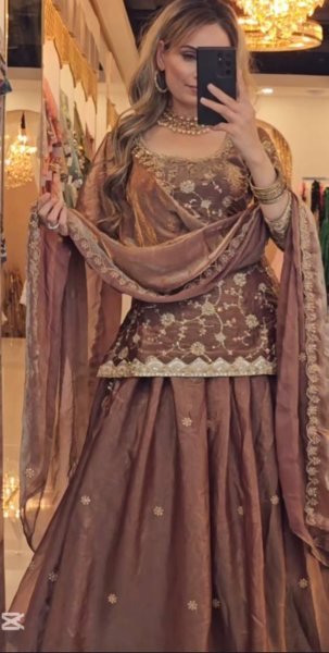 Heavy Fandy Silk Lehenga Set with Zari and Sequin Detailing Luxe Festive Edit  Ready To Wear Collection