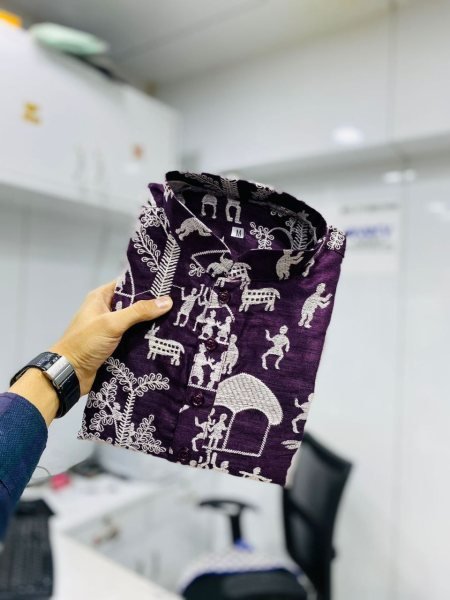 Heavy Lucknowi Soft Parbon Silk Mens Kurta Pajama Kurta Pajama Wholesale