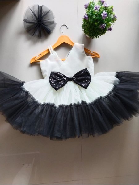 Heavy Net Full Flair Kids Frock  Girls Wear