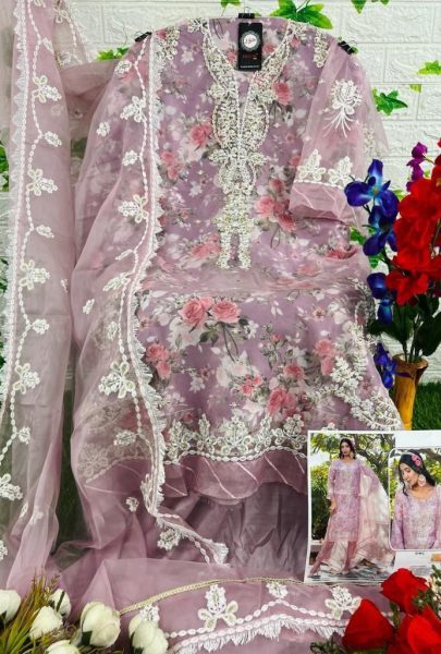 Heavy Organza Pakistani Suits  Pakistani Suits Wholesale