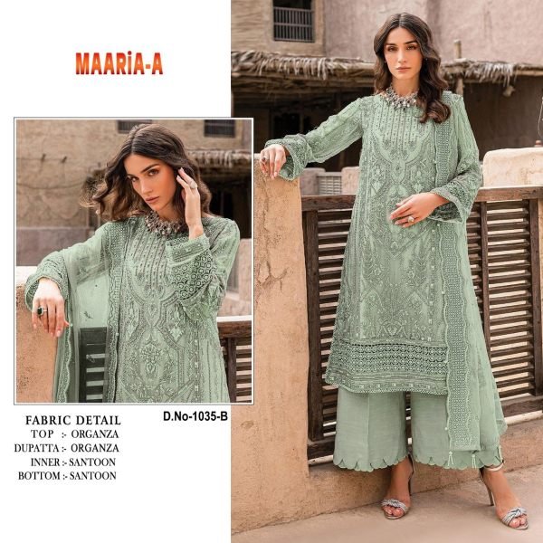 Heavy Organza With Embroidery Sequence Work with Stone Pakistani Suit Collection  Pakistani Suits Wholesale