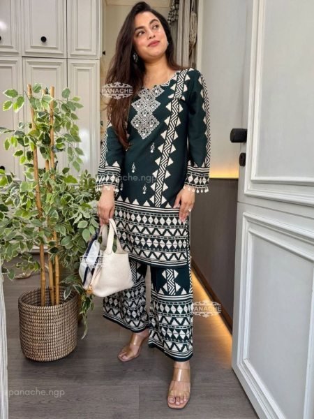 Heavy Rayon Cotton Digital Print Co Ord Set for Daily Wear Kurtis