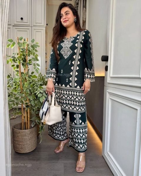 Heavy Rayon Cotton Digital Print Co Ord Set for Daily Wear CO ORD Sets